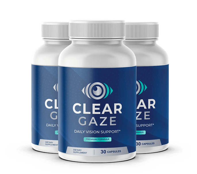 Clear Gaze daily vision support three-bottle package