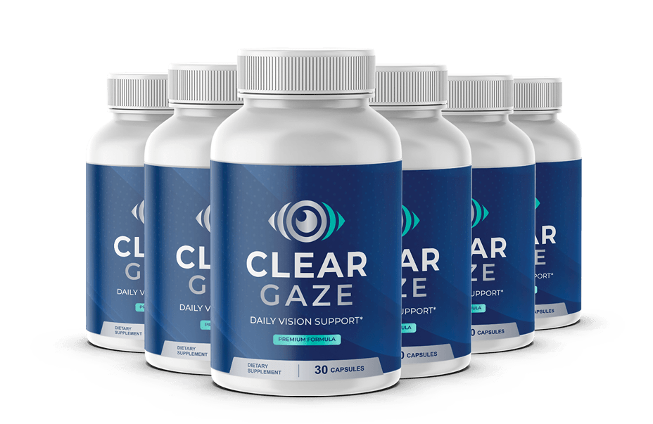 Clear Gaze supplement six-bottle package
